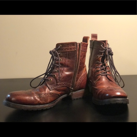 Aston Grey Collection Cable Boots, Genuine Leather Boots, Size 12 - Picture 7 of 8